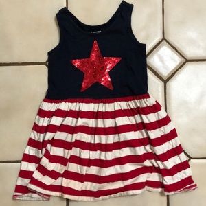 4t Girls American dress.